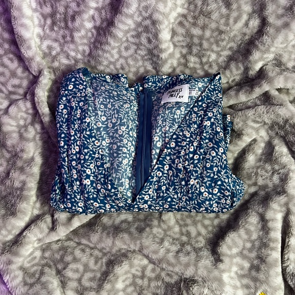 Blue princess polly summer dress size 10 - Picture 2 of 3